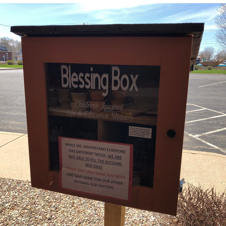 Blessing Box at St. John's Lutheran Church, Peru, Illinois